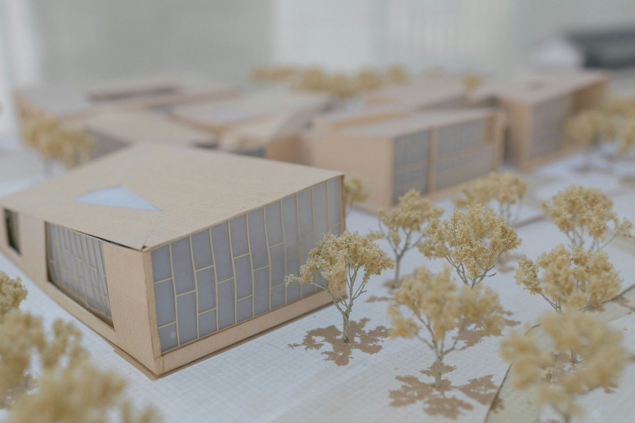 Architectural scale models.