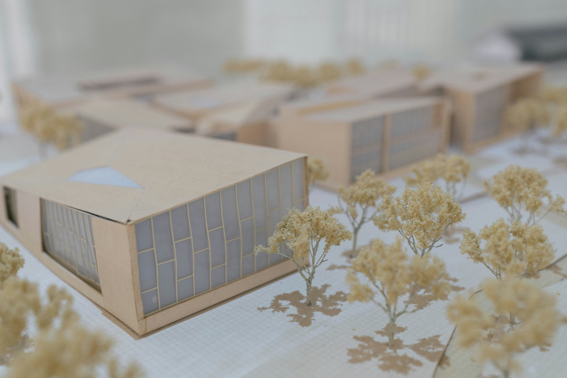 Architectural scale models.