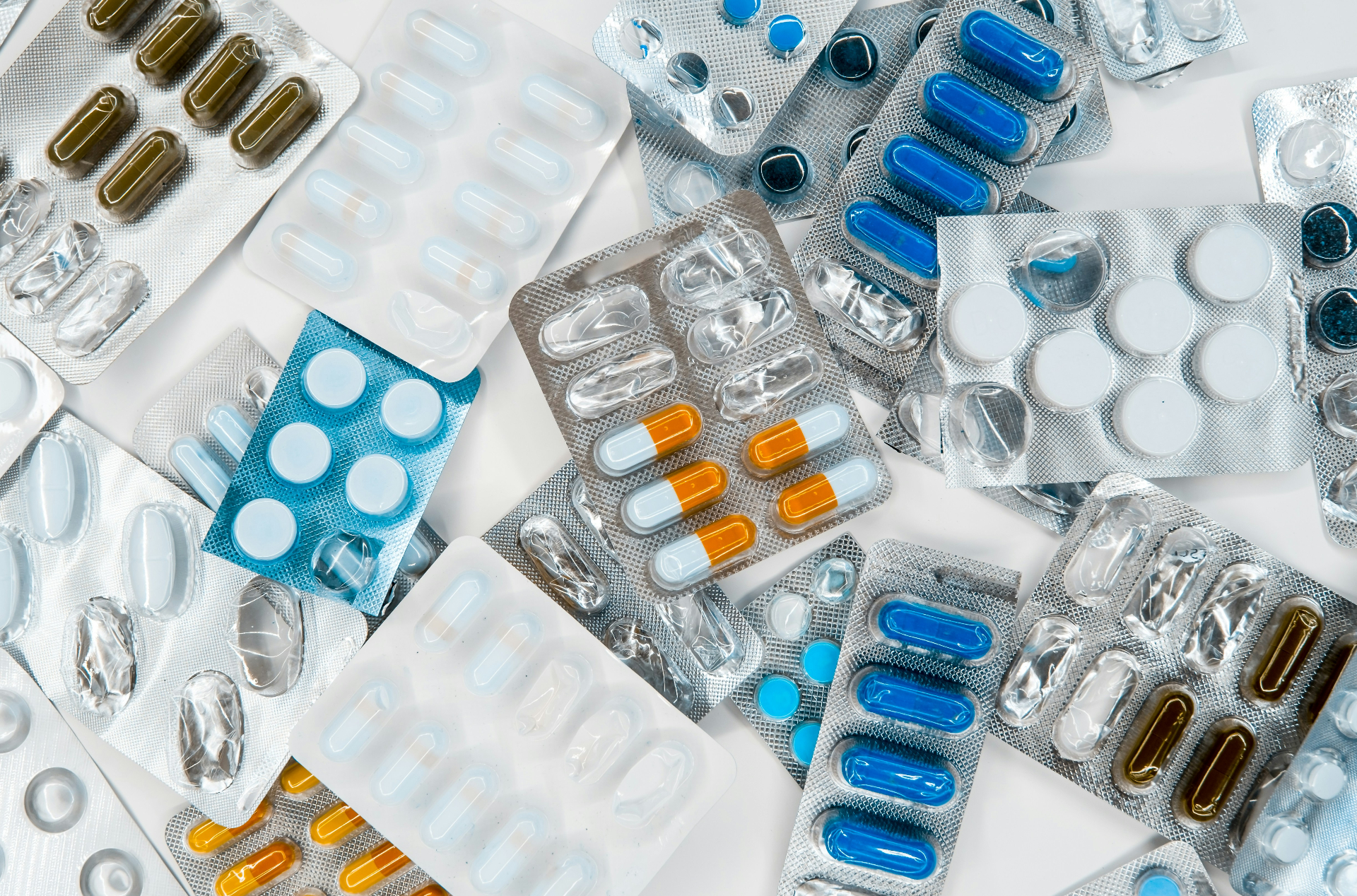Pharmaceutical medication packaging.